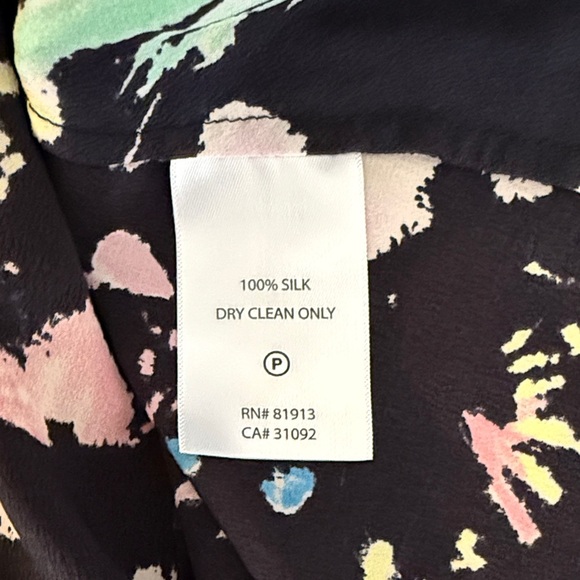 Plenty By Tracy Reese Womens Sleeveless 100% Silk Fairygrunge Blouse Size 12 - Picture 11 of 14